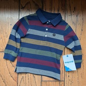 Baby boy 6 month long sleeve polo BNWT